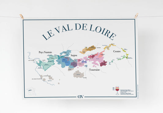 Carte des vins du Val de loire